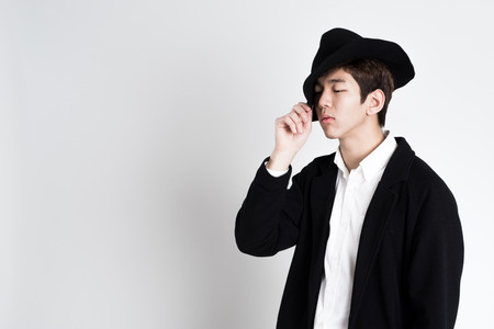 asian man portraitの写真素材
