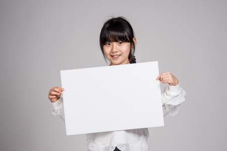Teenage Asian Girl Child Studio Portrait Shoot - Isolatedの写真素材