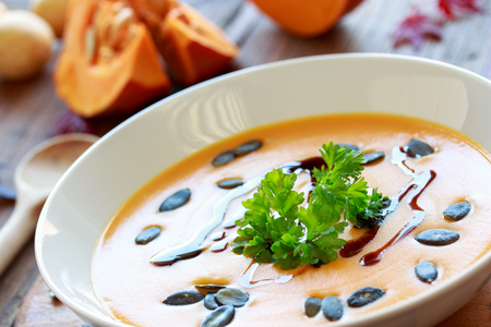 Pumpkin soupの写真素材