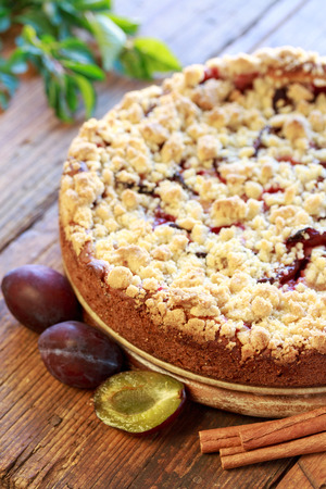 plum cakeの写真素材