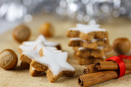 cinnamon starsの写真素材