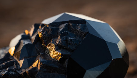 Closeup of glowing embers in charcoal with warm lightの素材