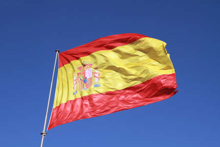 spain flagの写真素材