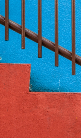 Vibrant colorful abstract architecture detailの写真素材