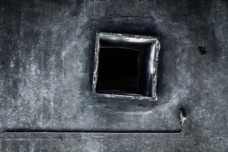 Abandoned air conditioning ductの写真素材