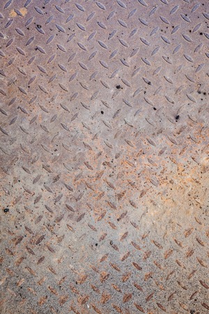 Dirty metal diamond grip patternの写真素材
