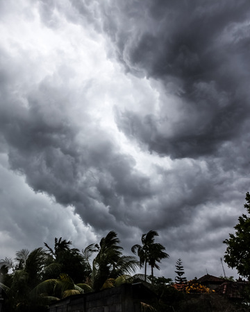Big storm cloudの写真素材