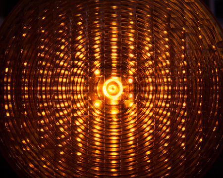 Construction site light abstract closeupの写真素材
