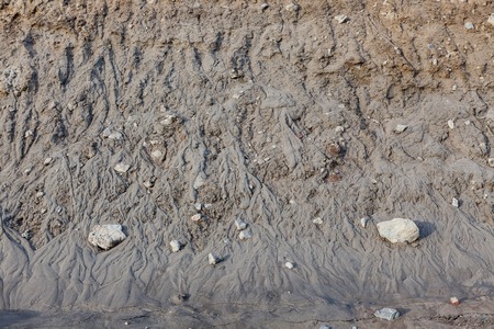 Small mud slide after rainの写真素材
