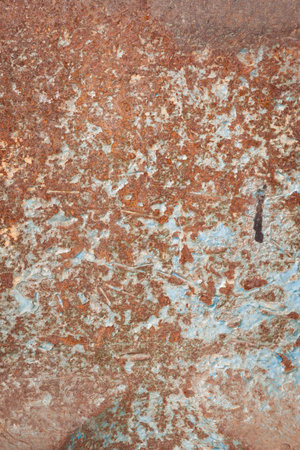 Rusty metallic surface