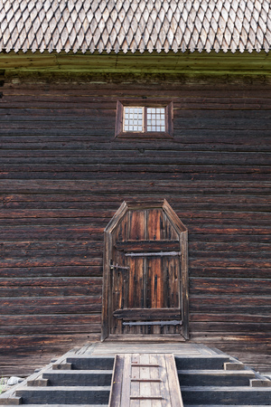 Wooden chruch in petajavesiの写真素材