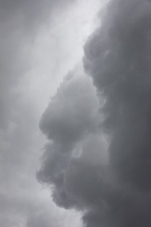 Rain cloud close-up abstract background