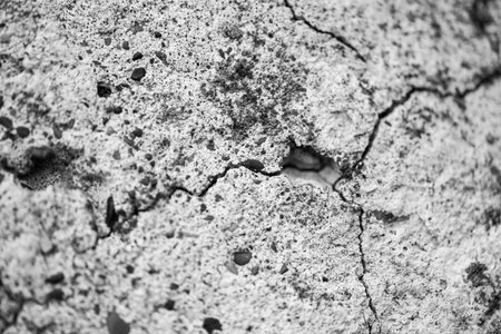 Old cracked cement. Texture, background, pattern. Concrete template for design and decoration.