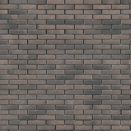 Seamless texture in winter frost Brick. Tiling clean for background pattern. Rectangle mosaic tiles wall high resolution. Old or artificially aged in productionの写真素材