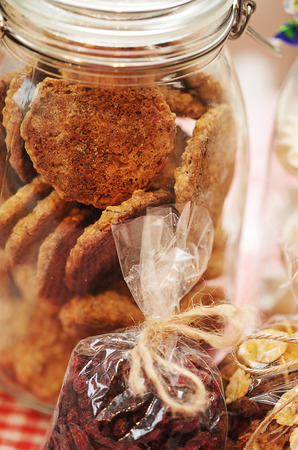 cookies in bank, food for holidayの写真素材