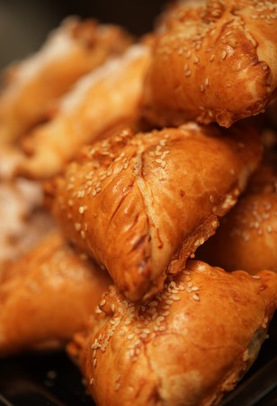 Traditional russian pies, good food for holidayの写真素材