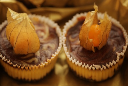 cake with strawberry and mintの写真素材