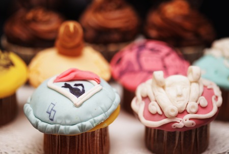 Cupcakes  - good food for holidayの写真素材