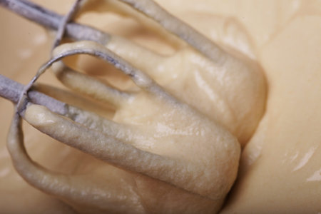 Batter Being Whipped with Mixer