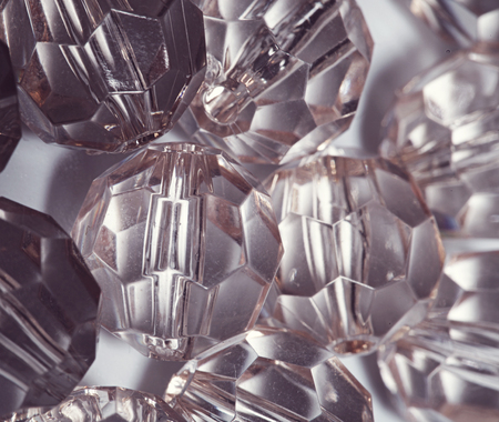 accessories, small transparent crystalsの写真素材