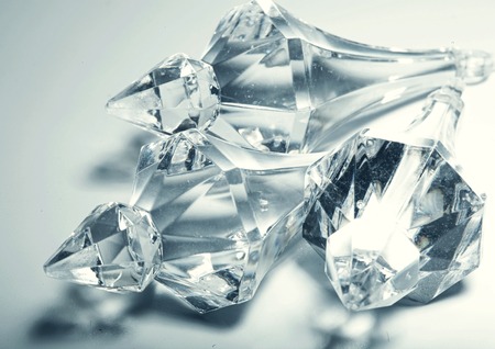 accessories, small transparent crystalsの写真素材