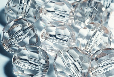 accessories, small transparent crystalsの写真素材