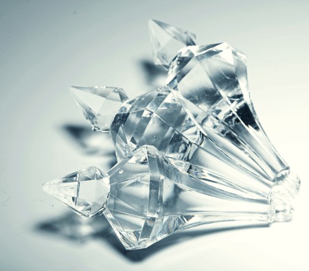 accessories, small transparent crystalsの写真素材