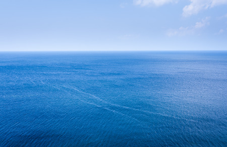 Atlantic ocean, Brittany, France, in sunny dayの写真素材