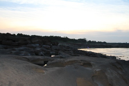 Sampanbok  3,000 hole  Ubonratchathani Thailandの写真素材
