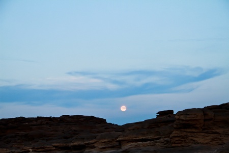 Sampanbok  3,000 hole  Ubonratchathani Thailandの写真素材