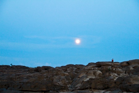 Sampanbok  3,000 hole  Ubonratchathani Thailandの写真素材