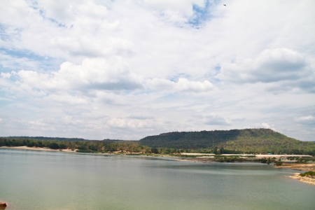 Two colour riverの写真素材