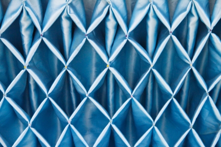 The blue thai design of native clothの写真素材
