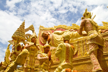  Carving Candle festival in Ubonratchathani Thailand