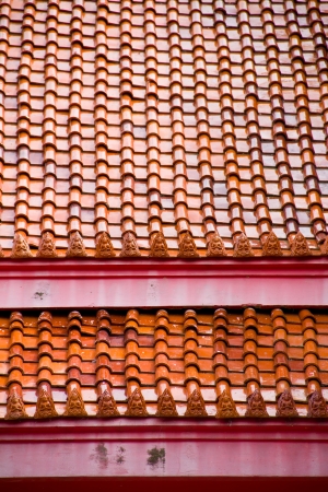 Thai temple, Wat Chaimongkol at Ubonratchathani Thailandの写真素材