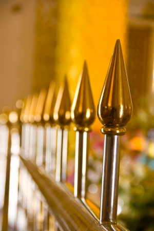 Art in thai temple, Wat Prathatnongbua at Ubonratchathani Province Thailandの写真素材