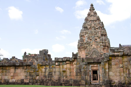 Phanom Rung Castle Rock,Burirum Province,Thailandのeditorial素材
