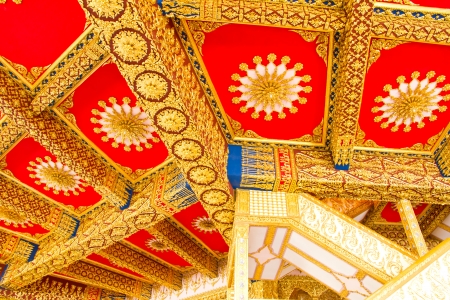Art Thai Style Temple, Maha Chedi Chaimongkol, Roi et Province Thailandのeditorial素材