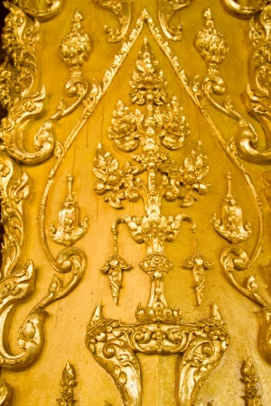 Art Thai Style Temple, Maha Chedi Chaimongkol, Roi et Province Thailandのeditorial素材