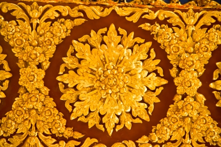 Thai Style Art at Chaimongkol pagoda, Roi et Province Thailandのeditorial素材