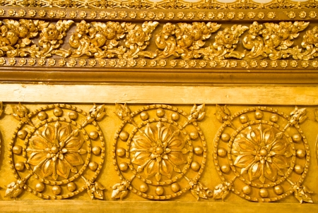 Thai Style Art at Chaimongkol pagoda, Roi et Province Thailandのeditorial素材