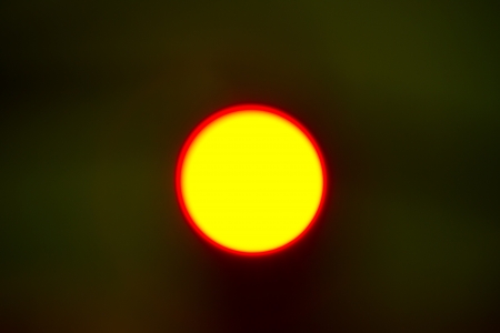 Bokeh light on black backgroundの写真素材