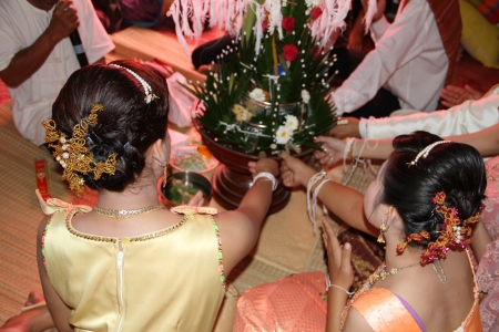 Thai traditional weddingのeditorial素材