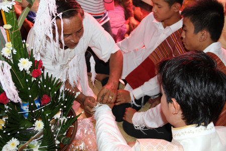 Thai traditional weddingのeditorial素材