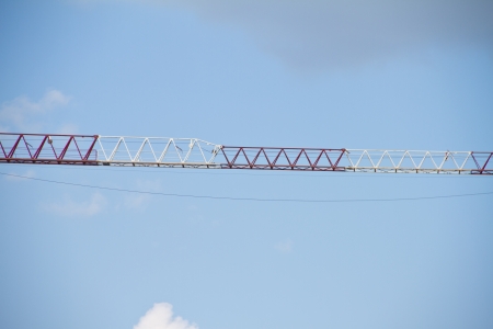 Crane construction site, Thailandの写真素材