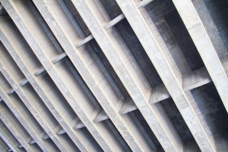 Bridge over Namhangang, Namhan River, Han river, Seoul, South Koreaの写真素材