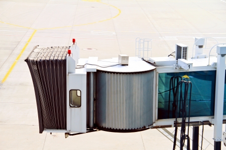 aerobridge in an airportのeditorial素材