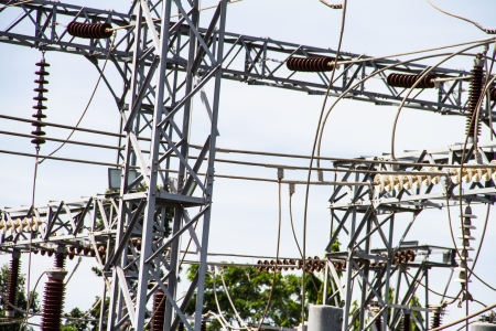 Electric Power stationの写真素材