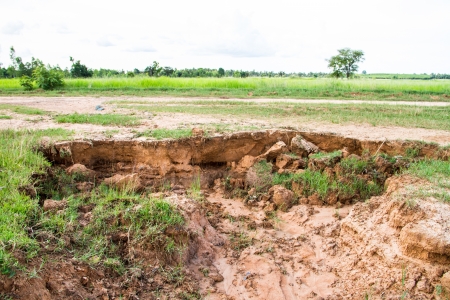 Soil erosion の写真素材