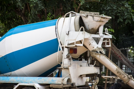 concrete truckの写真素材